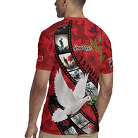Personalised Tonga ANZAC 1915-2026 Filmstrip Rugby Jersey Lest We Forget 25 April