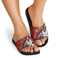 Personalised Tonga ANZAC 1915-2026 Filmstrip Slide Sandals Lest We Forget 25 April