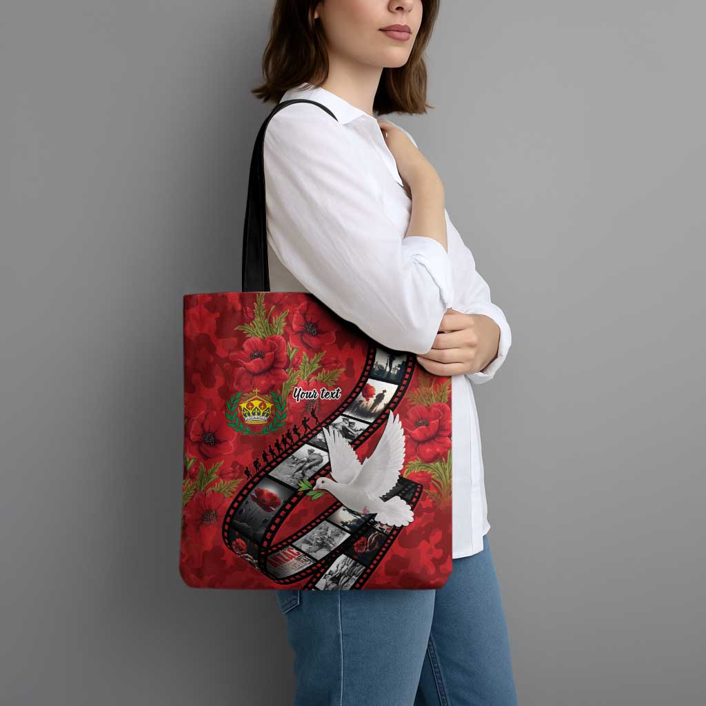 Personalised Tonga ANZAC 1915-2026 Filmstrip Tote Bag Lest We Forget 25 April