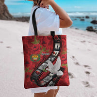 Personalised Tonga ANZAC 1915-2026 Filmstrip Tote Bag Lest We Forget 25 April