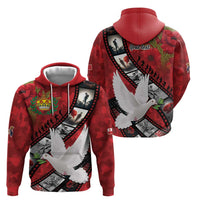 Personalised Tonga ANZAC 1915-2026 Filmstrip Zip Hoodie Lest We Forget 25 April LT9 - Polynesian Pride