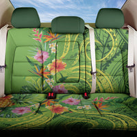 Polynesian Tribal Flower Tattoo Back Car Seat Cover Special Lime Green Vibe LT9 One Size Lime Green - Polynesian Pride