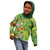 Polynesian Tribal Flower Tattoo Kid Hoodie Special Lime Green Vibe