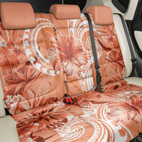 Polynesian Hibiscus Flower Tribal Back Car Seat Cover Peach Color LT9 - Polynesian Pride