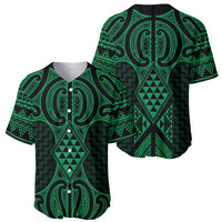 Kakariki Maori Ta Moko Poutama Art Baseball Jersey