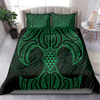 Kakariki Maori Ta Moko Poutama Art Bedding Set