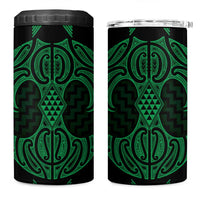 Kakariki Maori Ta Moko Poutama Art 4 in 1 Can Cooler Tumbler