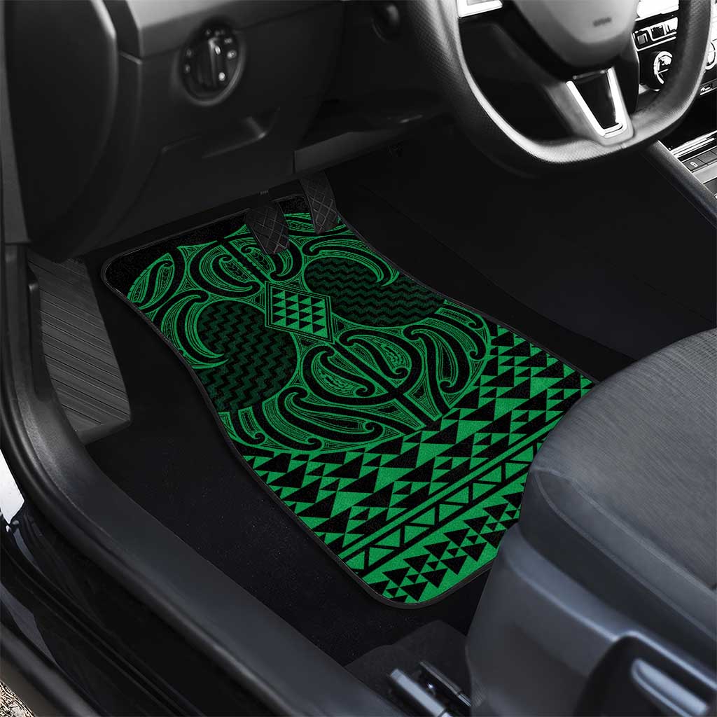 Kakariki Maori Ta Moko Poutama Art Car Mats
