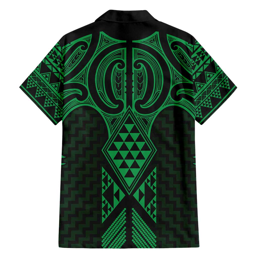 Kakariki Maori Ta Moko Poutama Art Family Matching Long Sleeve Bodycon Dress and Hawaiian Shirt LT9 - Polynesian Pride