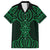 Kakariki Maori Ta Moko Poutama Art Family Matching Short Sleeve Bodycon Dress and Hawaiian Shirt