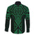 Kakariki Maori Ta Moko Poutama Art Family Matching Short Sleeve Bodycon Dress and Hawaiian Shirt