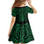 Kakariki Maori Ta Moko Poutama Art Family Matching Summer Maxi Dress and Hawaiian Shirt