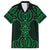 Kakariki Maori Ta Moko Poutama Art Family Matching Summer Maxi Dress and Hawaiian Shirt
