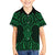 Kakariki Maori Ta Moko Poutama Art Family Matching Summer Maxi Dress and Hawaiian Shirt