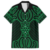 Kakariki Maori Ta Moko Poutama Art Hawaiian Shirt