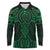 Kakariki Maori Ta Moko Poutama Art Long Sleeve Polo Shirt