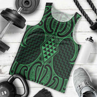 Kakariki Maori Ta Moko Poutama Art Men Tank Top