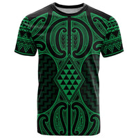 Kakariki Maori Ta Moko Poutama Art T Shirt