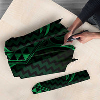 Kakariki Maori Ta Moko Poutama Art Umbrella - Polynesian Pride