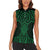 Kakariki Maori Ta Moko Poutama Art Women Sleeveless Polo Shirt
