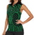 Kakariki Maori Ta Moko Poutama Art Women Sleeveless Polo Shirt