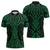 Kakariki Maori Ta Moko Poutama Art Zipper Polo Shirt - Polynesian Pride