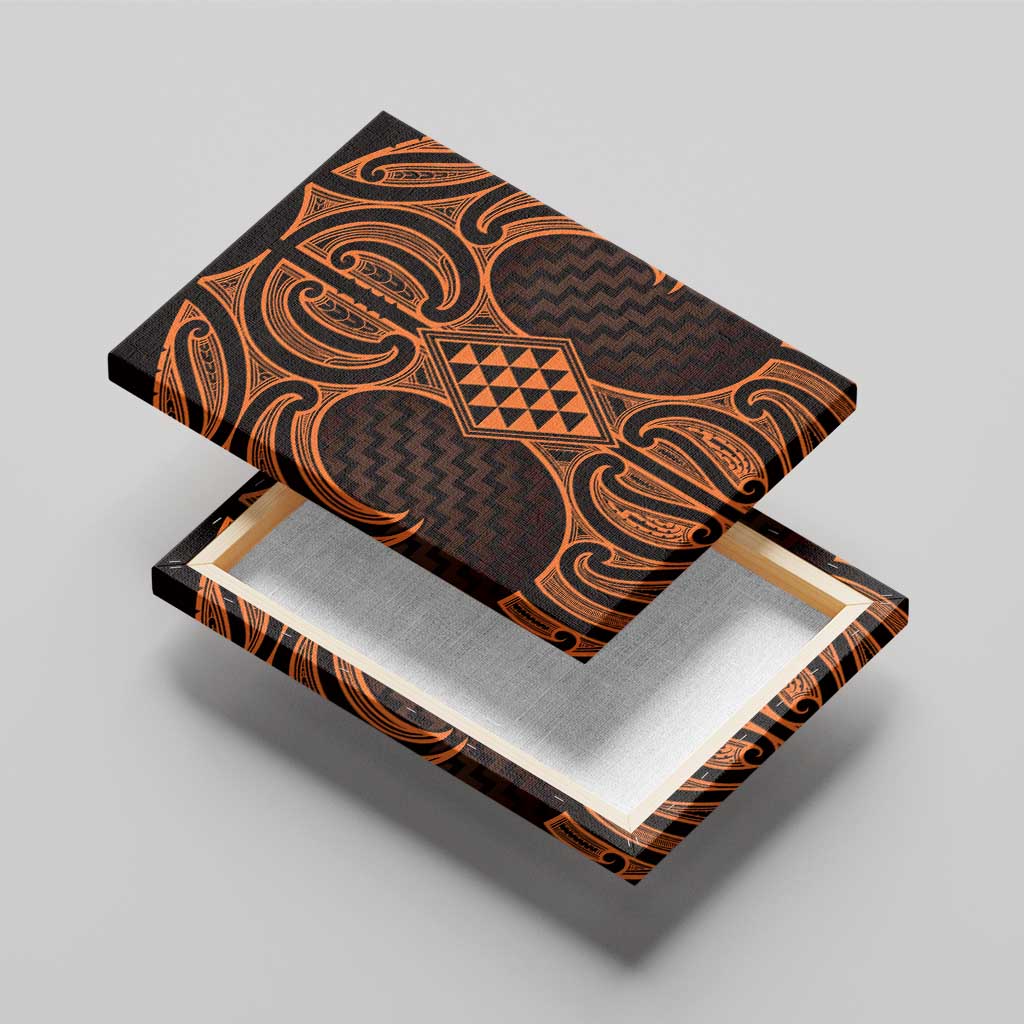 Karaka Maori Ta Moko Poutama Art Canvas Wall Art LT9 - Polynesian Pride