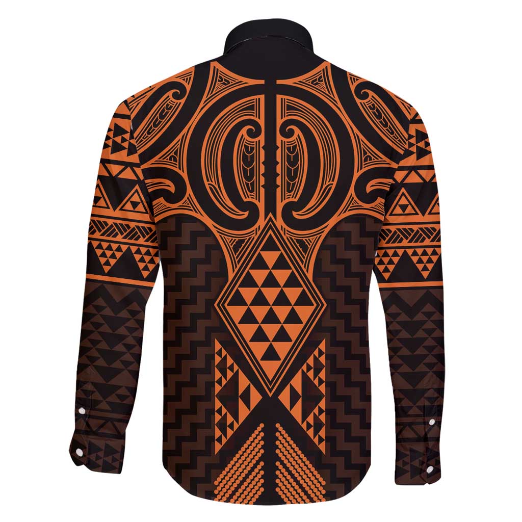 Karaka Maori Ta Moko Poutama Art Family Matching Short Sleeve Bodycon Dress and Hawaiian Shirt LT9 - Polynesian Pride