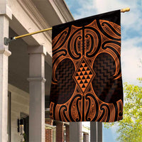 Karaka Maori Ta Moko Poutama Art Garden Flag