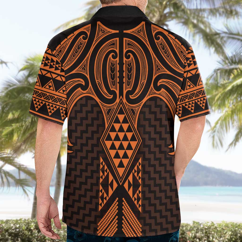 Karaka Maori Ta Moko Poutama Art Hawaiian Shirt