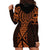 Karaka Maori Ta Moko Poutama Art Hoodie Dress
