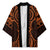 Karaka Maori Ta Moko Poutama Art Kimono - Polynesian Pride