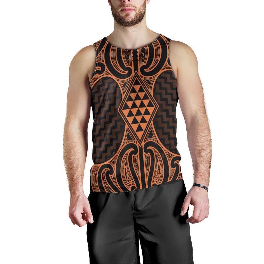 Karaka Maori Ta Moko Poutama Art Men Tank Top