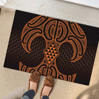 Karaka Maori Ta Moko Poutama Art Rubber Doormat LT9 - Polynesian Pride