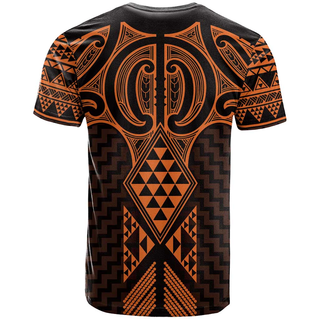 Karaka Maori Ta Moko Poutama Art T Shirt LT9 - Polynesian Pride