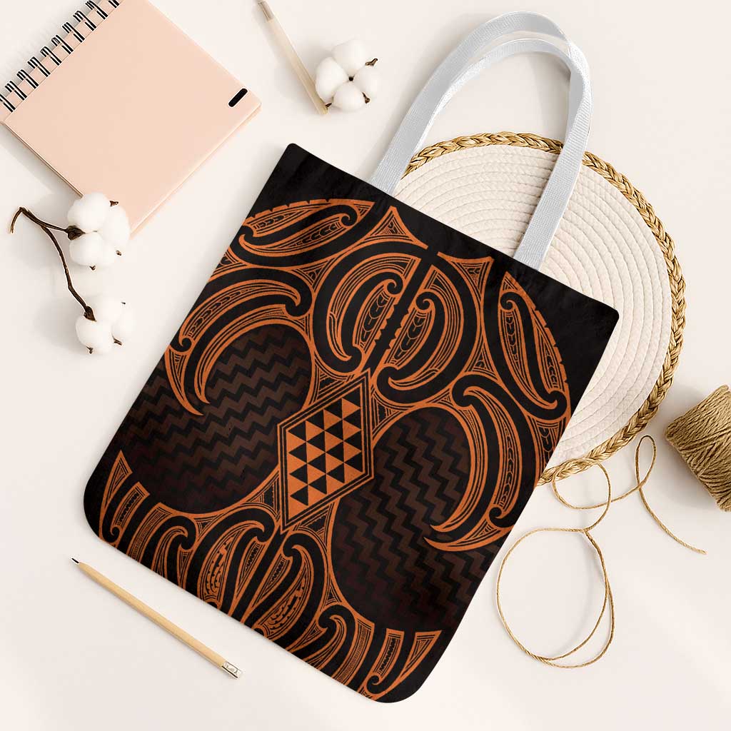 Karaka Maori Ta Moko Poutama Art Tote Bag - Polynesian Pride