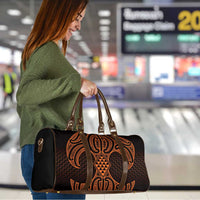 Karaka Maori Ta Moko Poutama Art Travel Bag - Polynesian Pride