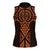 Karaka Maori Ta Moko Poutama Art Women Sleeveless Polo Shirt