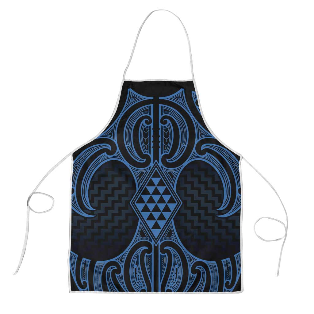 Kikorangi Maori Ta Moko Poutama Art Apron - Polynesian Pride