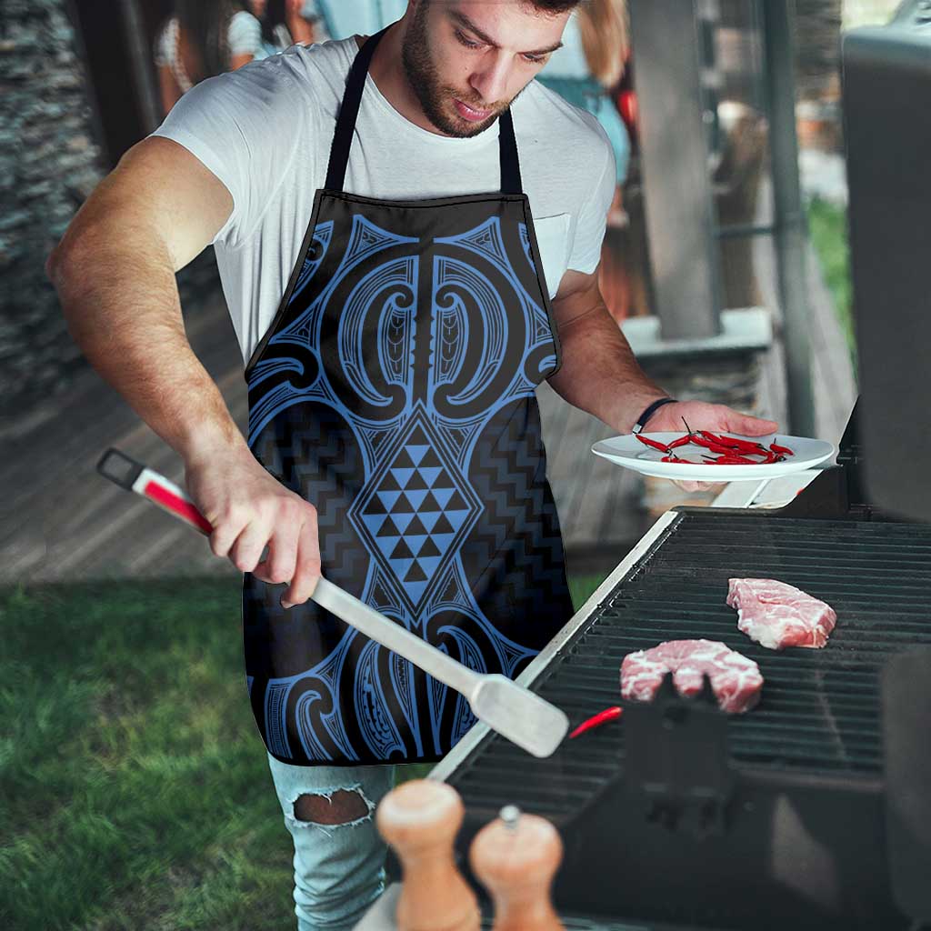 Kikorangi Maori Ta Moko Poutama Art Apron - Polynesian Pride