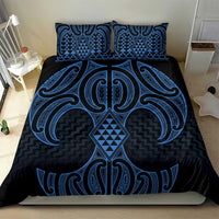 Kikorangi Maori Ta Moko Poutama Art Bedding Set