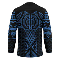 Kikorangi Maori Ta Moko Poutama Art Hockey Jersey - Polynesian Pride