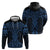 Kikorangi Maori Ta Moko Poutama Art Hoodie