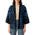 Kikorangi Maori Ta Moko Poutama Art Kimono - Polynesian Pride