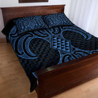 Kikorangi Maori Ta Moko Poutama Art Quilt Bed Set