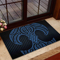 Kikorangi Maori Ta Moko Poutama Art Rubber Doormat LT9 - Polynesian Pride