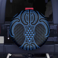 Kikorangi Maori Ta Moko Poutama Art Spare Tire Cover