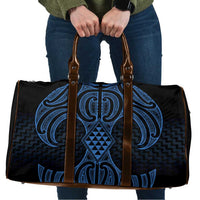 Kikorangi Maori Ta Moko Poutama Art Travel Bag - Polynesian Pride