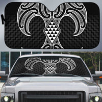 Ma Maori Ta Moko Poutama Art Auto Sun Shade - Polynesian Pride