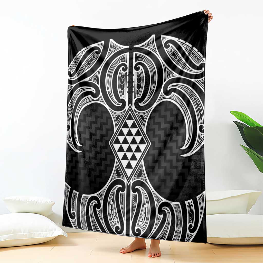 Ma Maori Ta Moko Poutama Art Blanket